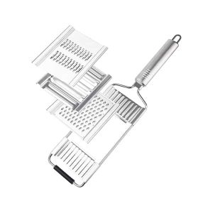 MultiSlicer, wielofunkcyjna krajalnica do warzyw z ergonomicznym antypoślizgowym uchwytem i 3 różnymi ostrzami
